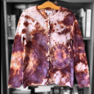 Cotton Tie Dyed Cardigan
